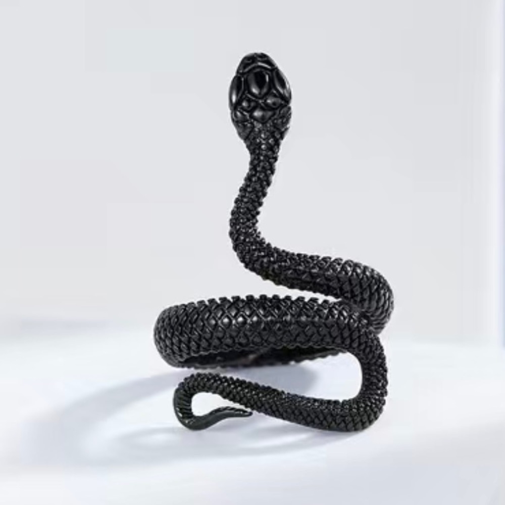 Taylor Swift Black Snake Ring Reputation Album Merch The Eras Tour Jewelry NEW